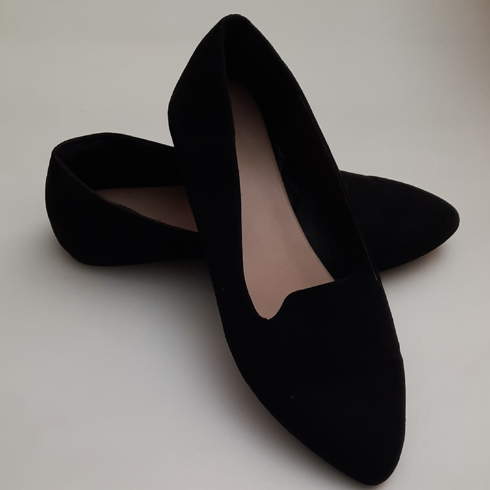 Ataiwee Chic Black Women's Flat Loafers - Size 10.5